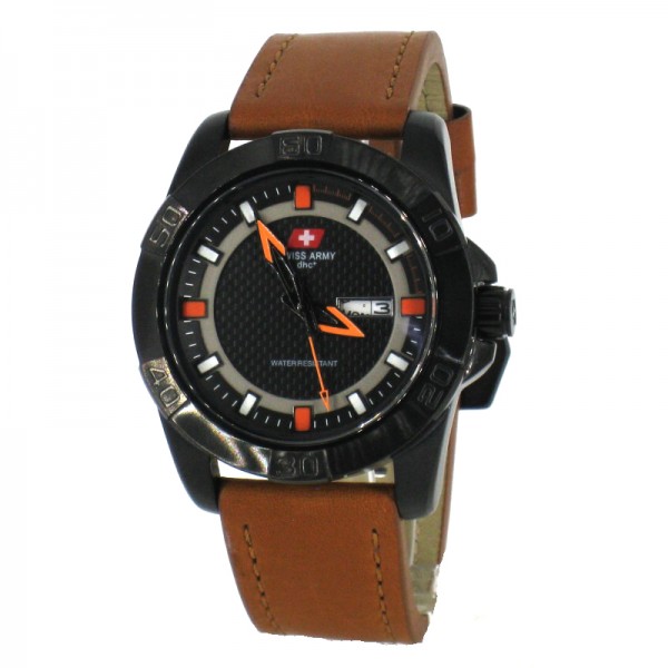 Swiss Army SA 5102M Black Brown Orange